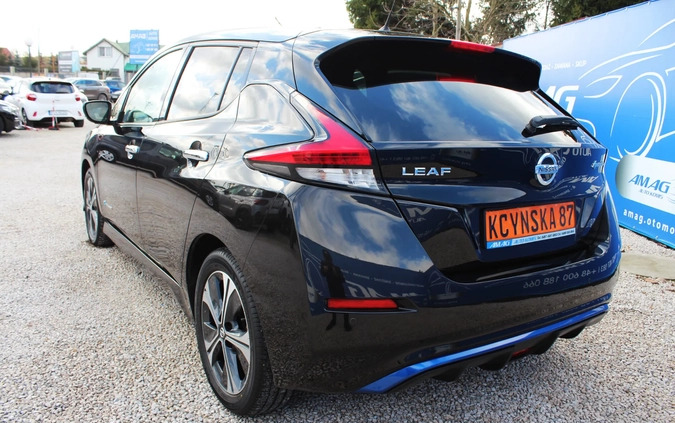 Nissan Leaf cena 75900 przebieg: 57000, rok produkcji 2018 z Bobolice małe 781